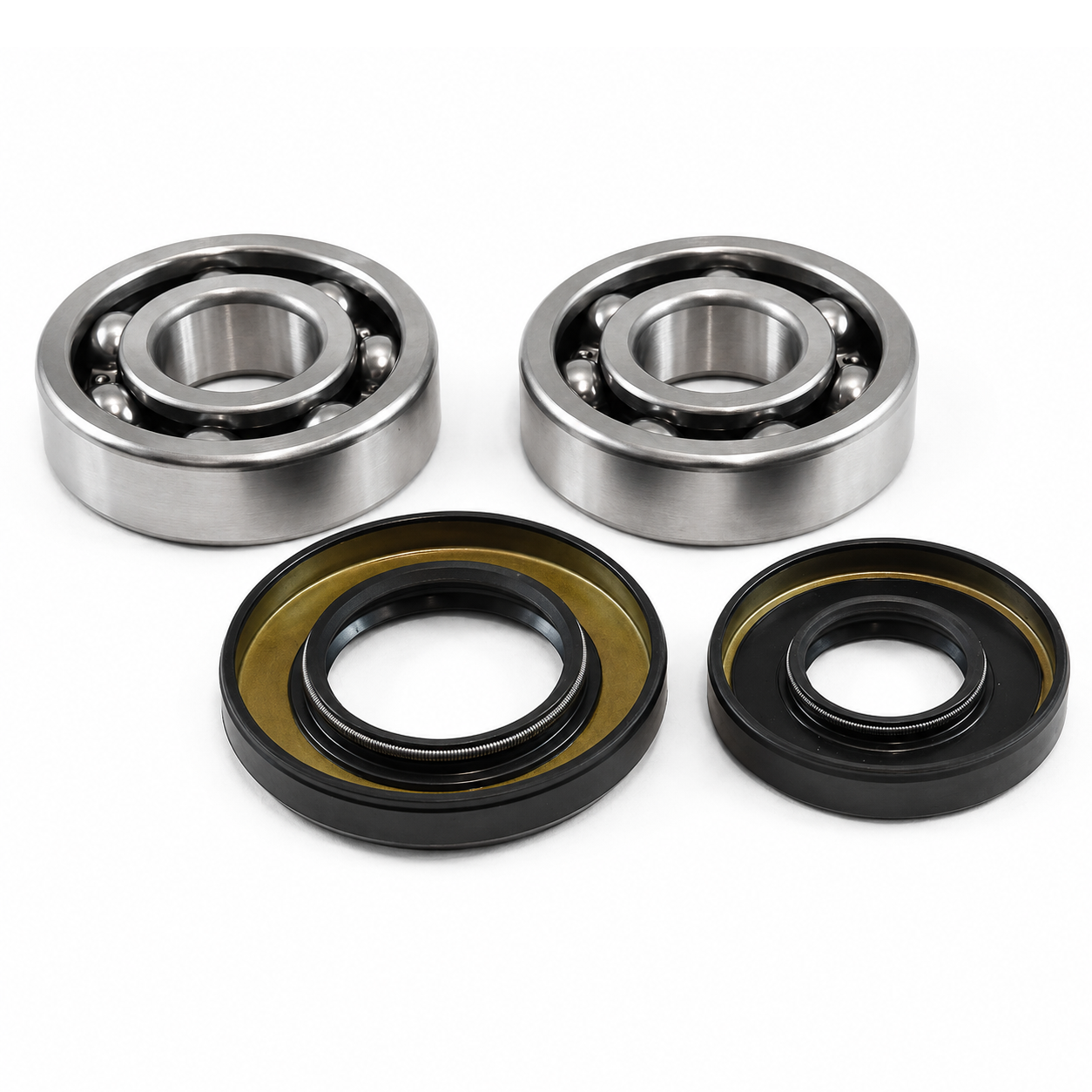 MAIN BEARING AND SEAL KIT 76-79 SUZUKI PE RM 250 VINTCO KMB018 thumbnail 3