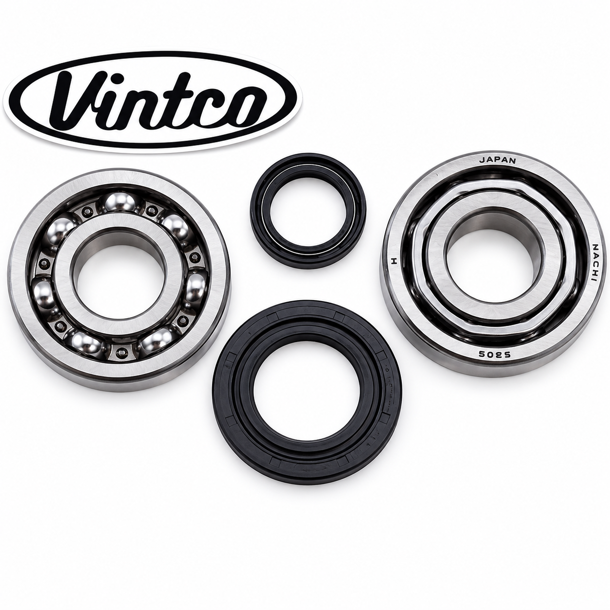 MAIN BEARING AND SEAL KIT 72-75 MAICO 250 400 440 VINTCO KMB026 thumbnail 2