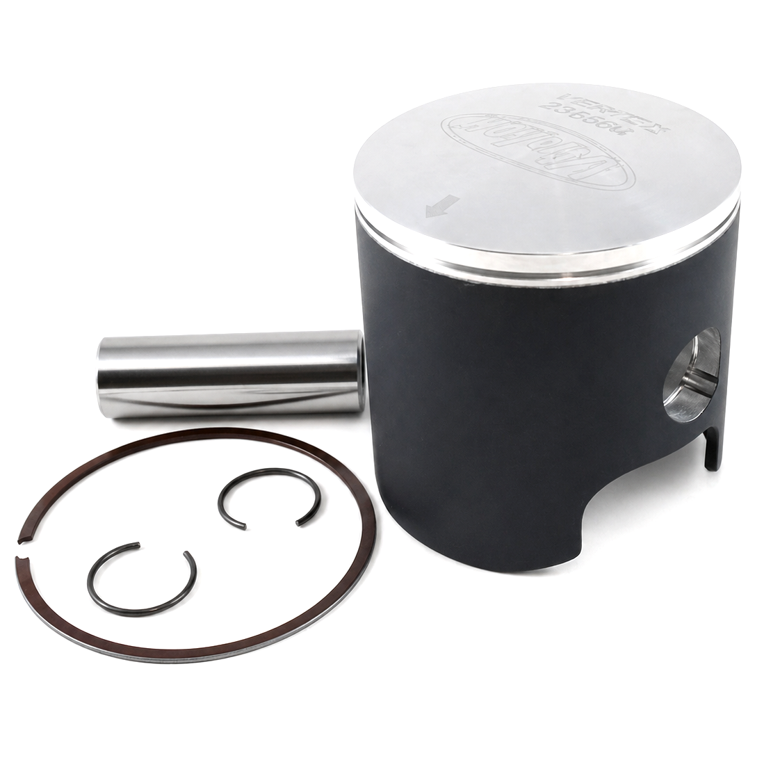 PISTON KIT 73-74 HUSQVARNA CR WR 250 70.5mm 1.0mm OVER VINTCO PSU15-1.0 image 1