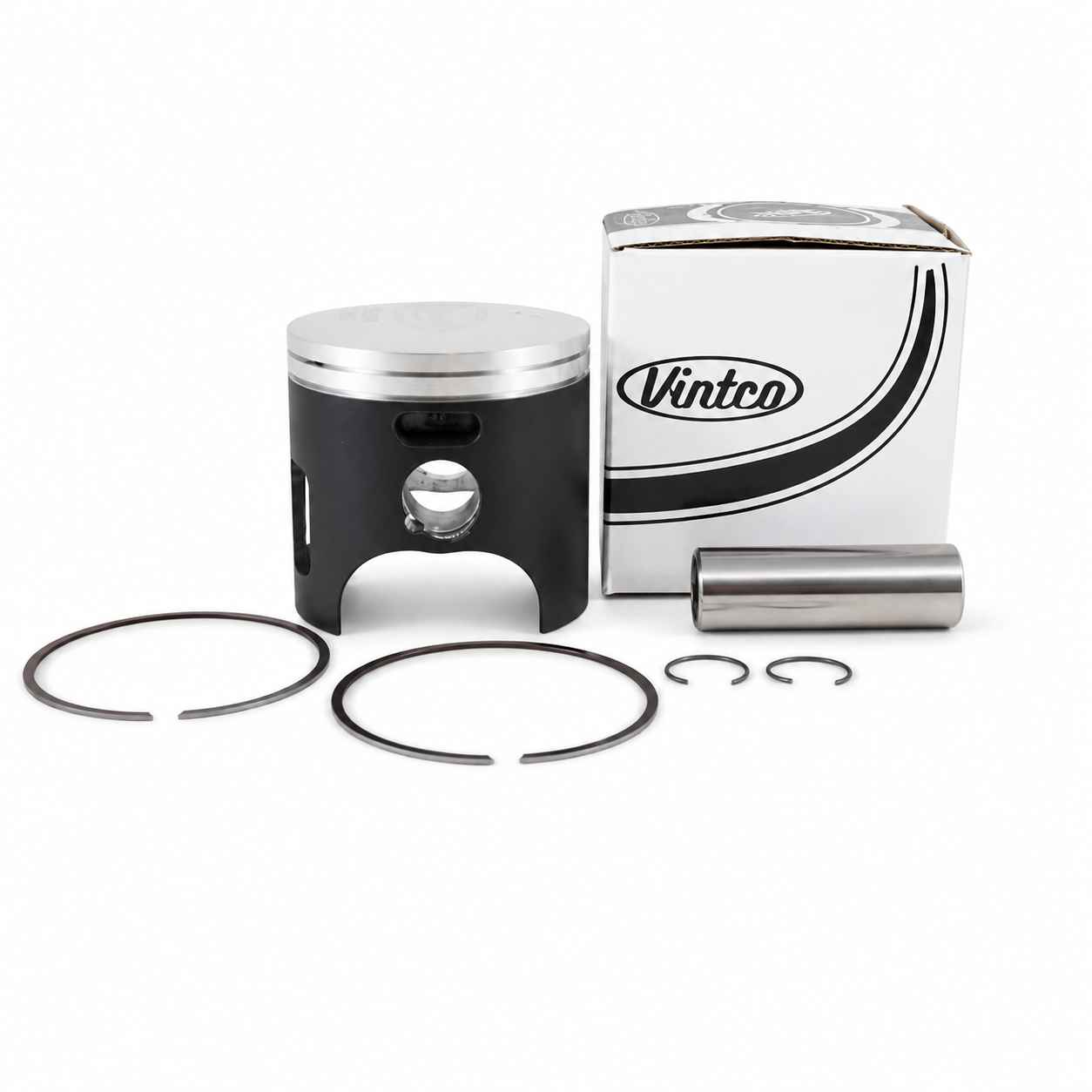 PISTON KIT 82-83 YAMAHA IT 175 66mm STANDARD VINTCO PSY33-00 thumbnail 2