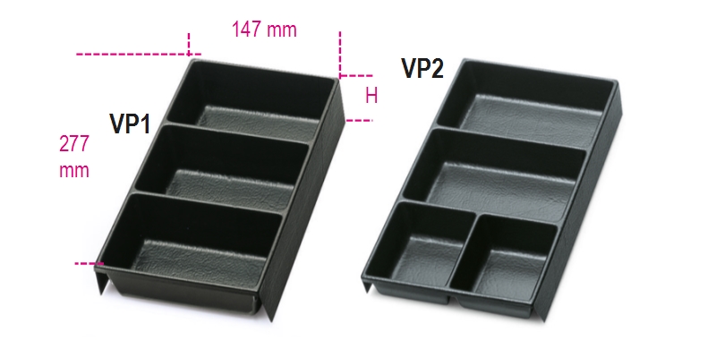 Thermoformed Trays for Small Items 35mm for Roller Cabs RSC22 RSC23 RSC23C - Beta Tools VP2 image 1