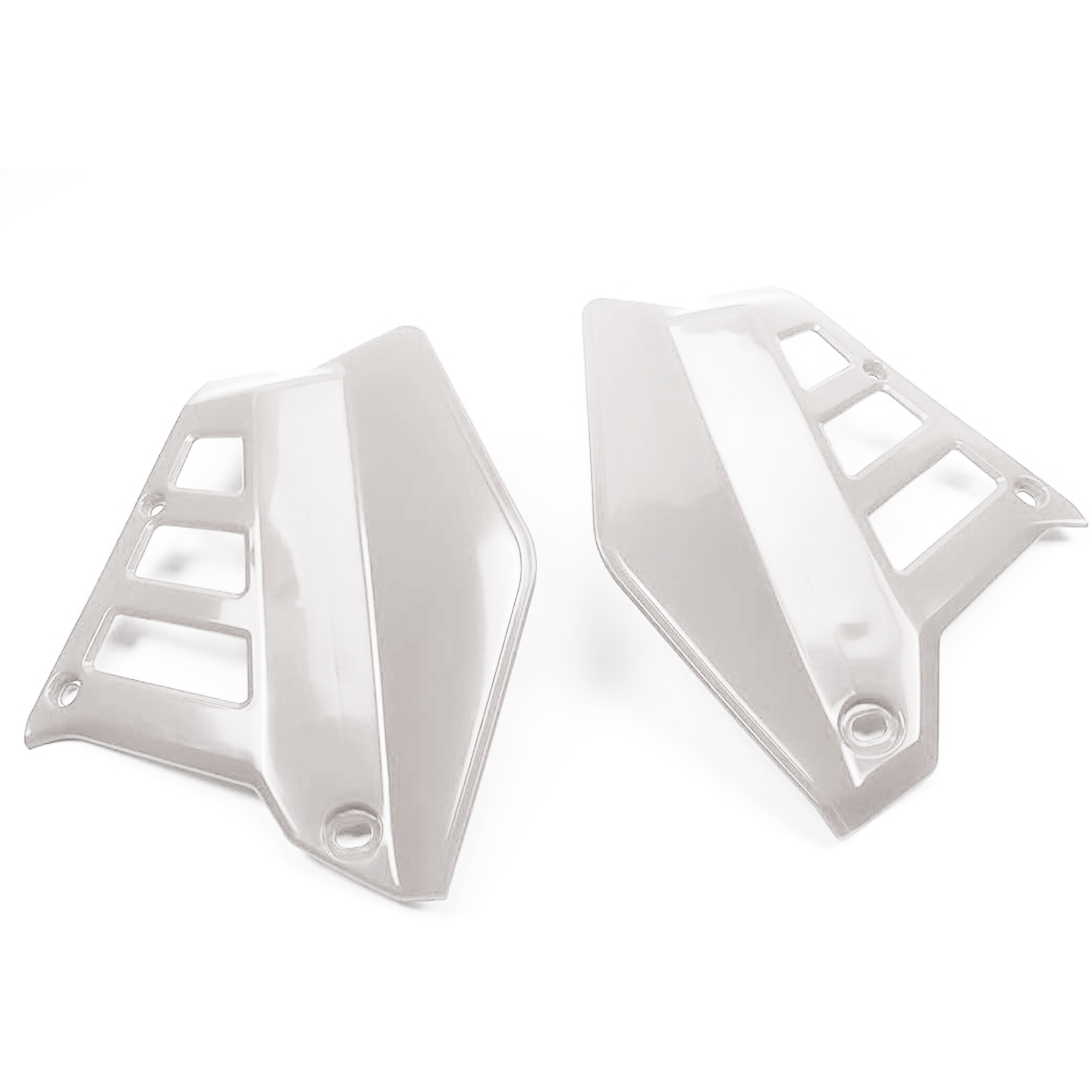RADIATOR PLASTIC SHROUDS WHITE 85-86 HONDA ATC 250 R 580021 19035-HA2-670ZA 19030-HA2-670ZA image 1