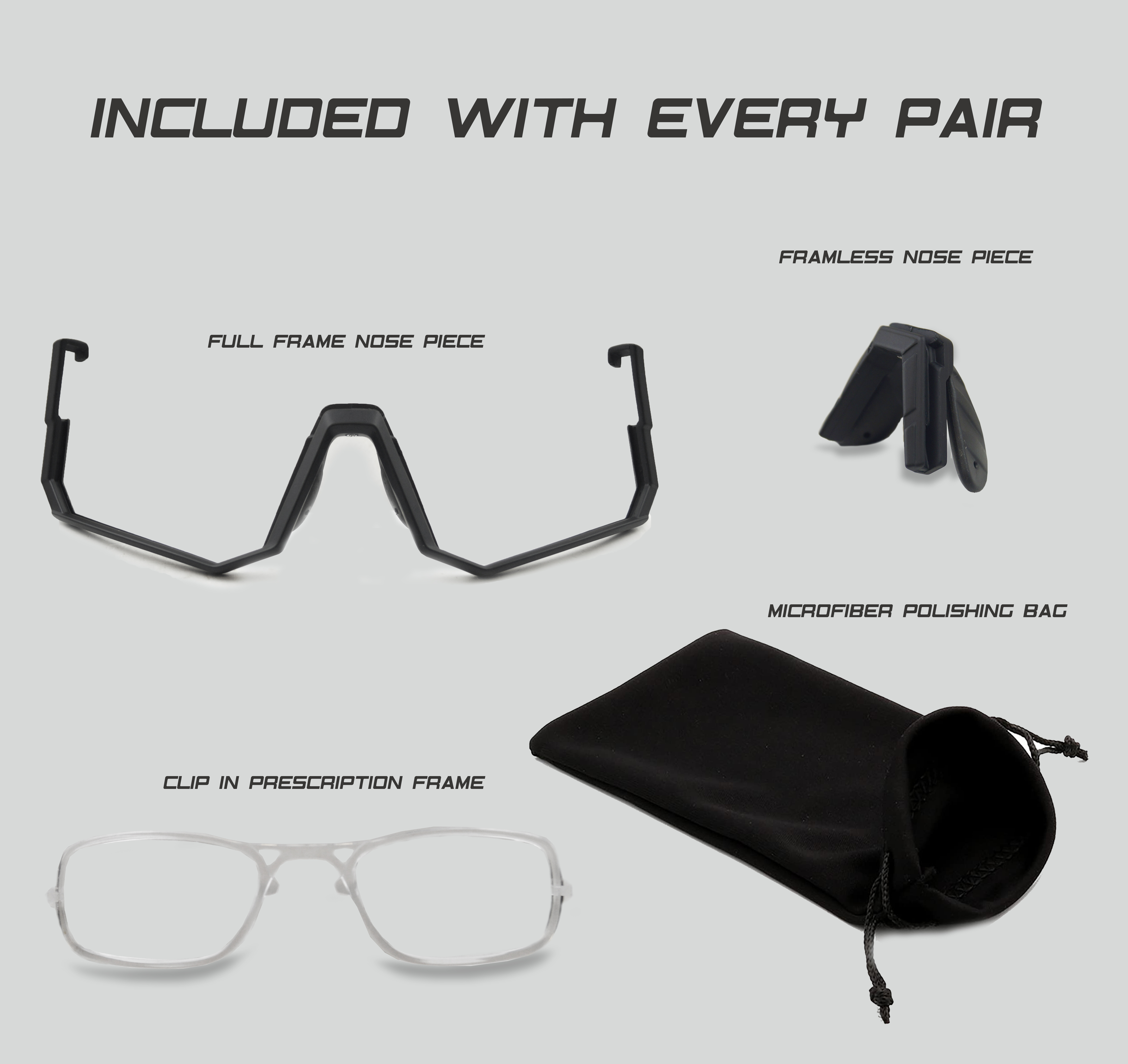2-IN-1 Red V3 Polarised UV400 Sunglasses thumbnail 4