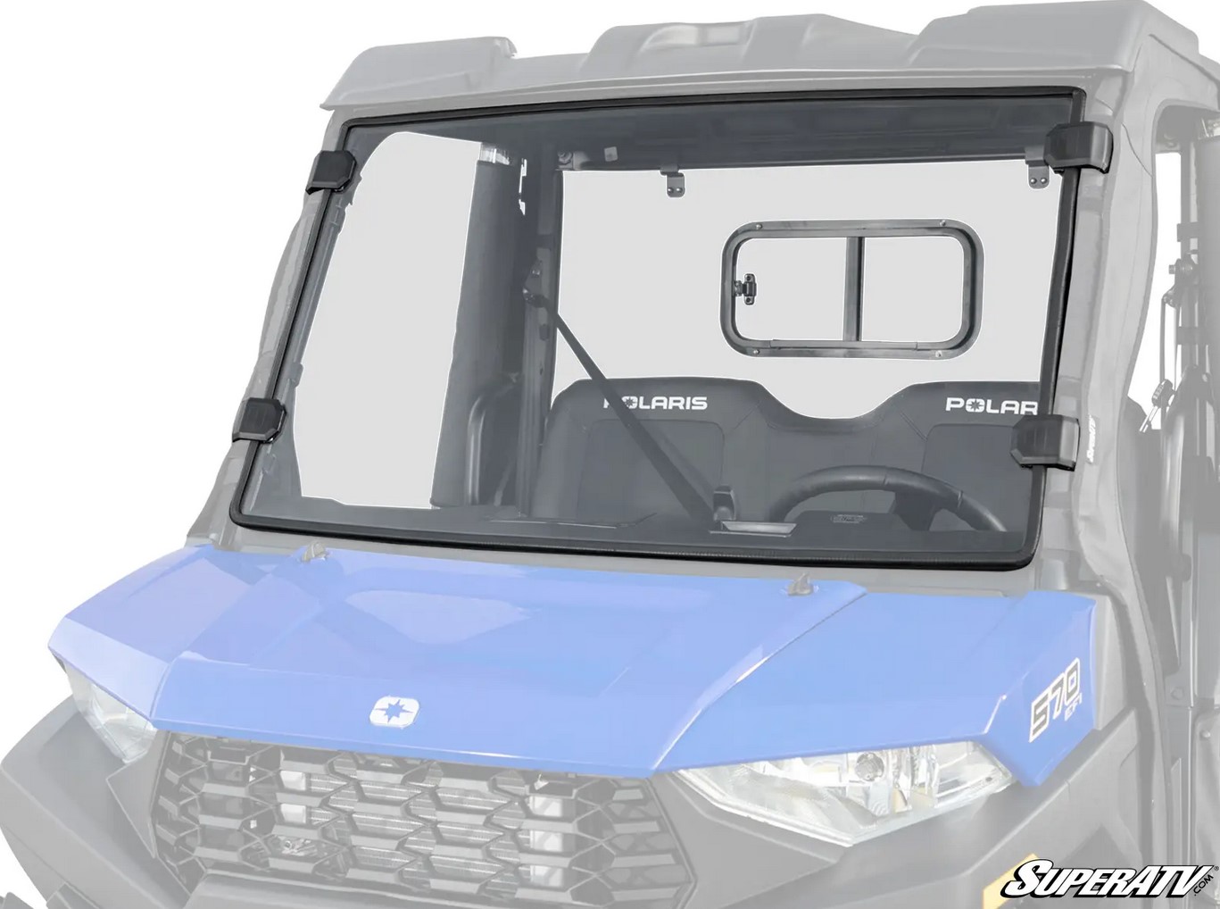 WINDSCREEN POLYCARBONATE POLARIS RANGER MIDSIZE UTV, WINDSHIELD image 1