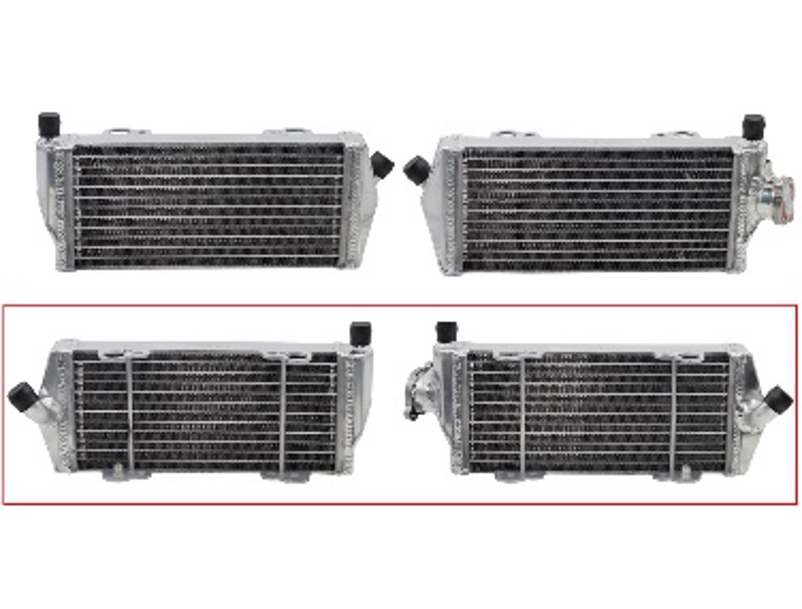 RADIATOR ALUMINIUM STANDARD CORE, SHERCO 250-500 4T XD-10132 image 1